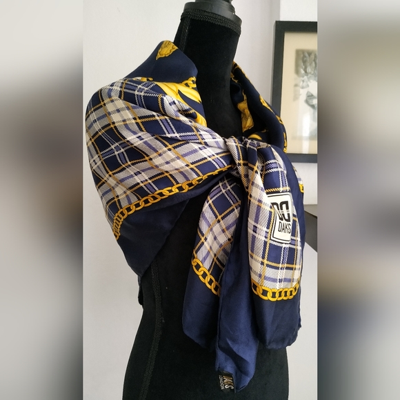 Daks  Silk Scarf Vintage - Picture 7 of 10